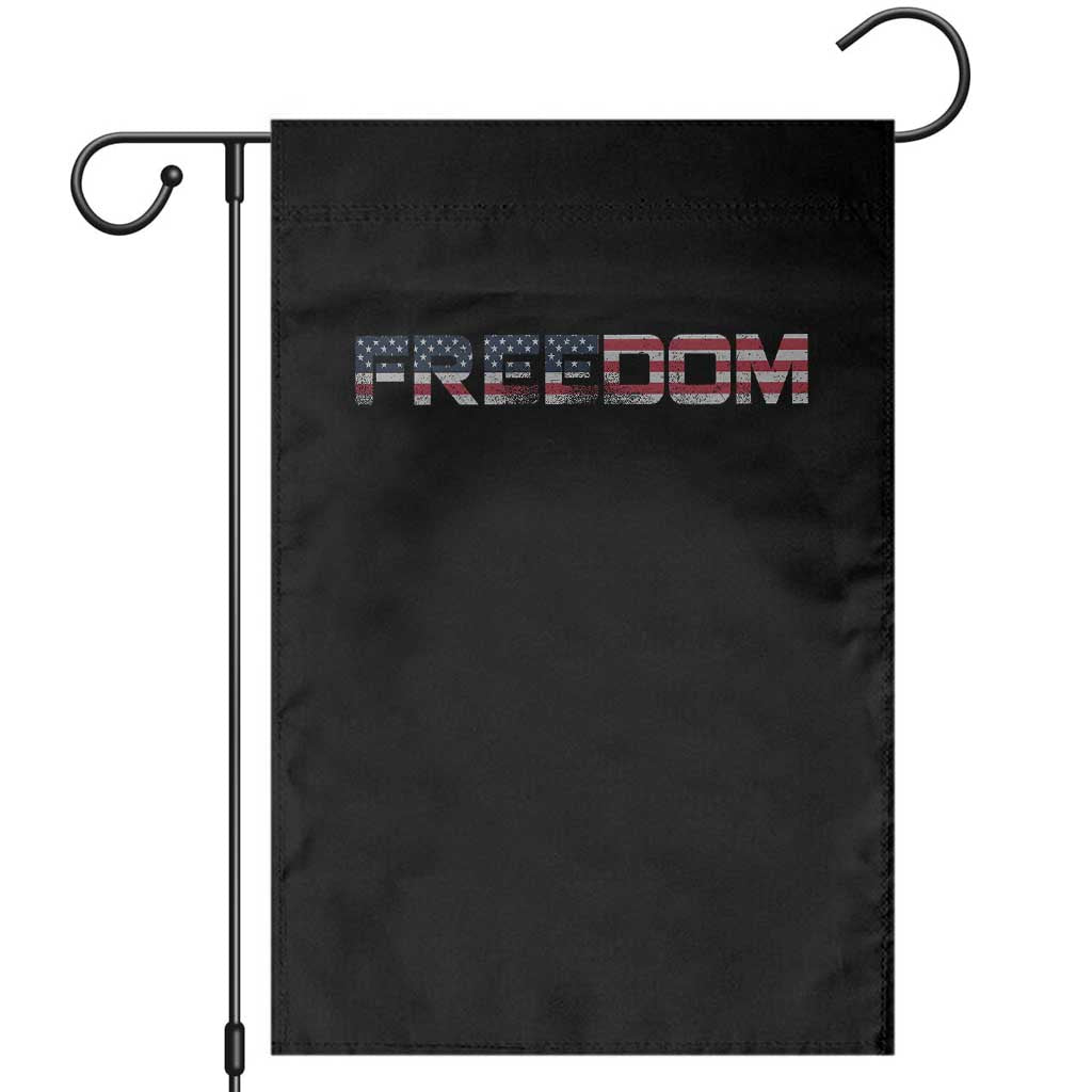 Freedom Patriotic Motivational Quote American Flag Garden Flag - Wonder Print Shop