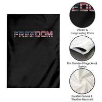 Freedom Patriotic Motivational Quote American Flag Garden Flag - Wonder Print Shop