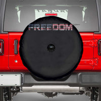 Freedom Patriotic Motivational Quote American Flag Spare Tire Cover - Wonder Print Shop