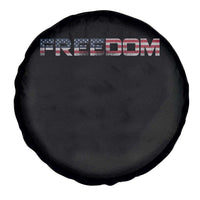 Freedom Patriotic Motivational Quote American Flag Spare Tire Cover - Wonder Print Shop