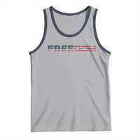 Freedom Patriotic Motivational Quote American Flag Tank Top - Wonder Print Shop