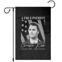 A True Patriot Charlie Kirk Garden Flag Vintage American Flag - Wonder Print Shop