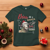 Funny Yule T Shirt Dear Santa Just Bring Goats Krampus - Wonder Print Shop