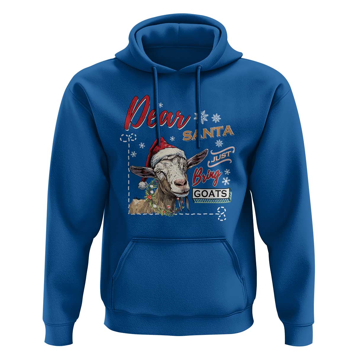 Funny Yule Hoodie Dear Santa Just Bring Goats Krampus