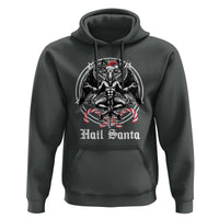 Hail Santa Gothic Christmas Hoodie Baphomet Gothmas Pentagram