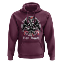 Hail Santa Gothic Christmas Hoodie Baphomet Gothmas Pentagram