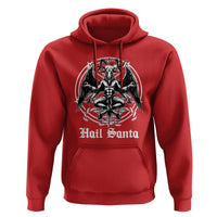 Hail Santa Gothic Christmas Hoodie Baphomet Gothmas Pentagram