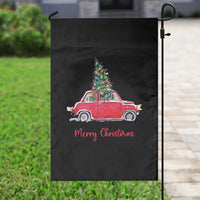 Merry Christmas Garden Flag Vintage Xmas Tree Car - Wonder Print Shop