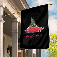 Merry Christmas Garden Flag Vintage Xmas Tree Car - Wonder Print Shop