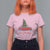 Merry Christmas T Shirt For Women Vintage Xmas Tree Car - Wonder Print Shop