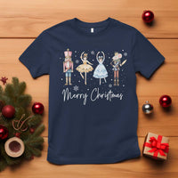 Merry Christmas Nutcracker Ballerina Mouseking T Shirt - Wonder Print Shop