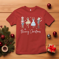 Merry Christmas Nutcracker Ballerina Mouseking T Shirt - Wonder Print Shop