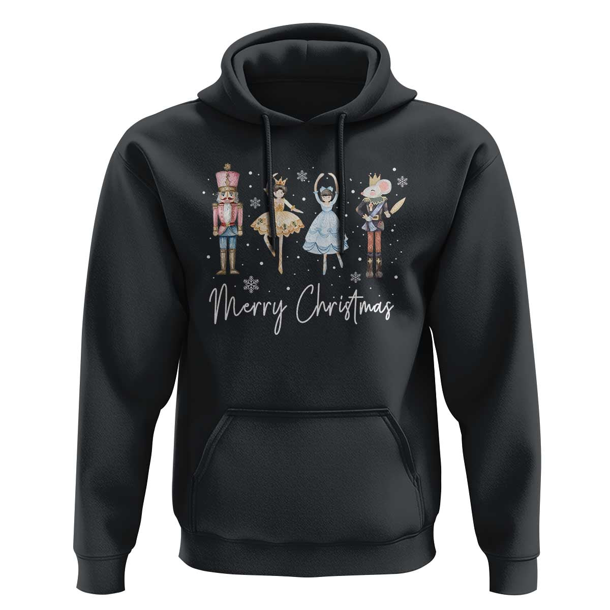 Merry Christmas Nutcracker Ballerina Mouseking Hoodie