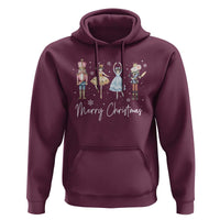 Merry Christmas Nutcracker Ballerina Mouseking Hoodie