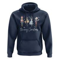 Merry Christmas Nutcracker Ballerina Mouseking Hoodie