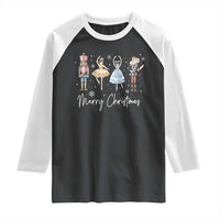 Merry Christmas Nutcracker Ballerina Mouseking Raglan Shirt - Wonder Print Shop