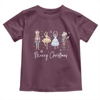Merry Christmas Nutcracker Ballerina Mouseking Toddler T Shirt