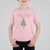 Christmas T Shirt For Kid Merry And Bright Retro Xmas Tree - Wonder Print Shop