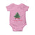 Christmas Baby Onesie Merry And Bright Retro Xmas Tree Wagon