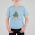 Christmas T Shirt For Kid Merry And Bright Retro Xmas Tree Wagon - Wonder Print Shop