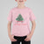 Christmas T Shirt For Kid Merry And Bright Retro Xmas Tree Wagon - Wonder Print Shop