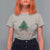 Christmas T Shirt For Women Merry And Bright Retro Xmas Tree Wagon - Wonder Print Shop