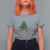 Christmas T Shirt For Women Merry And Bright Retro Xmas Tree Wagon - Wonder Print Shop