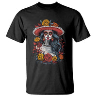 Day Of The Dead T Shirt La Catrina De Los Muertos Sugar Skull - Wonder Print Shop