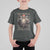 Viking Christmas T Shirt For Kid Deck Valhalla With Skulls Of Glory Santa Yule Xmas - Wonder Print Shop