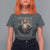 Viking Christmas T Shirt For Women Deck Valhalla With Skulls Of Glory Santa Yule Xmas - Wonder Print Shop