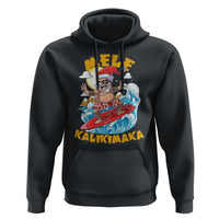 Christmas In Hawaii Hoodie Mele Kalikimaka Surfing Santa Kakau Tattoo