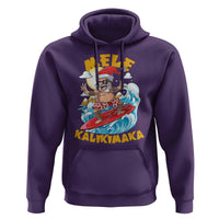 Christmas In Hawaii Hoodie Mele Kalikimaka Surfing Santa Kakau Tattoo