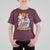 Christmas In Hawaii T Shirt For Kid Mele Kalikimaka Surfing Santa Kakau Tattoo - Wonder Print Shop