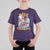 Christmas In Hawaii T Shirt For Kid Mele Kalikimaka Surfing Santa Kakau Tattoo - Wonder Print Shop