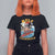 Christmas In Hawaii T Shirt For Women Mele Kalikimaka Surfing Santa Kakau Tattoo - Wonder Print Shop
