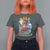Christmas In Hawaii T Shirt For Women Mele Kalikimaka Surfing Santa Kakau Tattoo - Wonder Print Shop