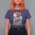 Christmas In Hawaii T Shirt For Women Mele Kalikimaka Surfing Santa Kakau Tattoo - Wonder Print Shop