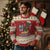 Christmas In Hawaii Ugly Christmas Sweater Mele Kalikimaka Santa Tiki Surfing Kakau Tattoo - Wonder Print Shop