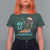 Christmas In Hawaii T Shirt For Women Mele Kalikimaka Santa Tiki Surfing Kakau Tattoo - Wonder Print Shop