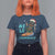 Christmas In Hawaii T Shirt For Women Mele Kalikimaka Santa Tiki Surfing Kakau Tattoo - Wonder Print Shop