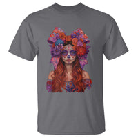 Day Of The Dead T Shirt La Catrina Coquette Calaca Face Painting - Wonder Print Shop