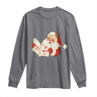 Funny 67 Christmas Santa Long Sleeve Shirt Naughty List Kids Who Say Six Seven Meme - Wonder Print Shop