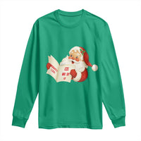 Funny 67 Christmas Santa Long Sleeve Shirt Naughty List Kids Who Say Six Seven Meme - Wonder Print Shop