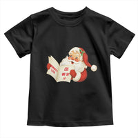 Funny 67 Christmas Santa Toddler T Shirt Naughty List Kids Who Say Six Seven Meme - Wonder Print Shop