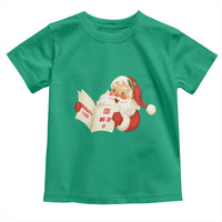 Funny 67 Christmas Santa Toddler T Shirt Naughty List Kids Who Say Six Seven Meme - Wonder Print Shop