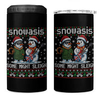 Snowasis Some Might Sleigh 4 in 1 Can Cooler Tumbler Funny Christmas Snowmen Rock Band Parody - Wonder Print Shop
