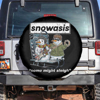 Snowasis Some Might Sleigh Spare Tire Cover Funny Christmas Snowmen Rock Band - Wonder Print Shop