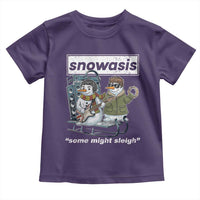 Snowasis Some Might Sleigh Toddler T Shirt Funny Christmas Snowmen Rock Band - Wonder Print Shop