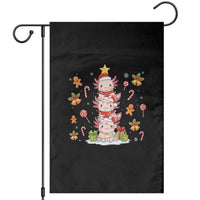 Funny Christmas Kawaii Axolotl Xmas Tree Garden Flag - Wonder Print Shop