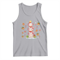 Funny Christmas Kawaii Axolotl Xmas Tree Tank Top - Wonder Print Shop